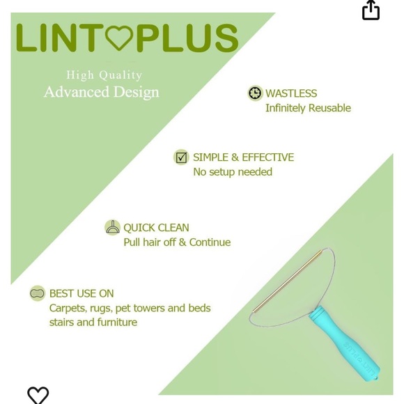 Lint Plus Dog Hair Carpet Rake - Picture 4 of 11